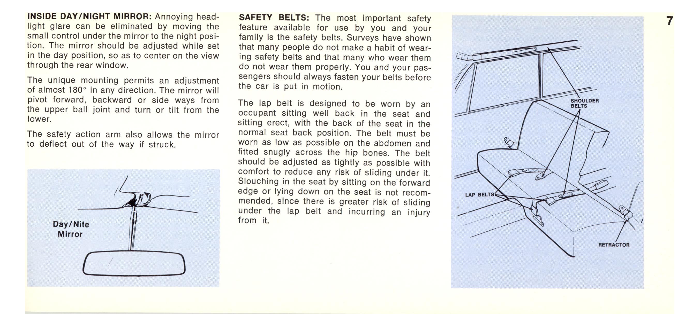1968 Chrysler Imperial Owners Manual Page 21
